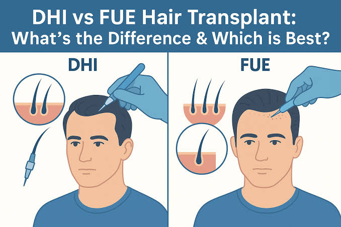should i choose DHI or FUE technique